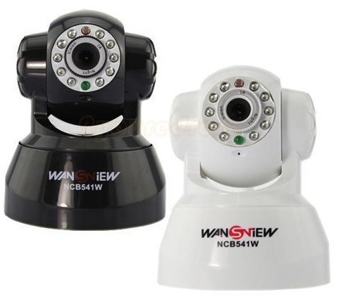 Wansview Wireless IP Pan/Tilt/ Night Vision Internet Surveillance Camera Built-in Microphone With Phone remote monitoring support