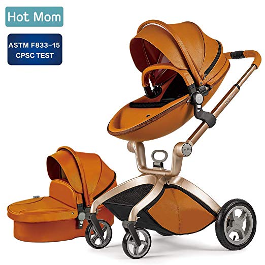 Review of Baby Stroller 2018, Hot Mom Baby Carriage with Bassinet Combo