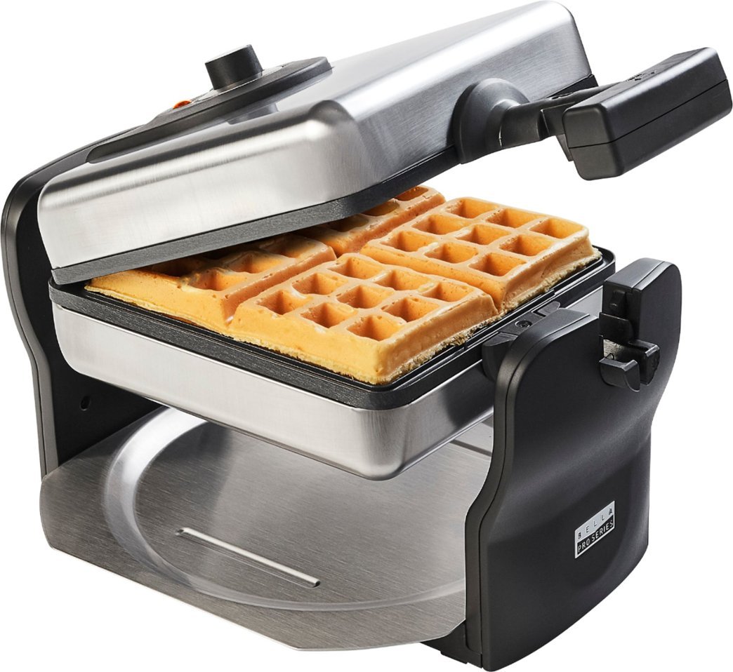 Review of Bella Pro Series - Pro Series 4-Slice Rotating Waffle Maker - Stainless Steel