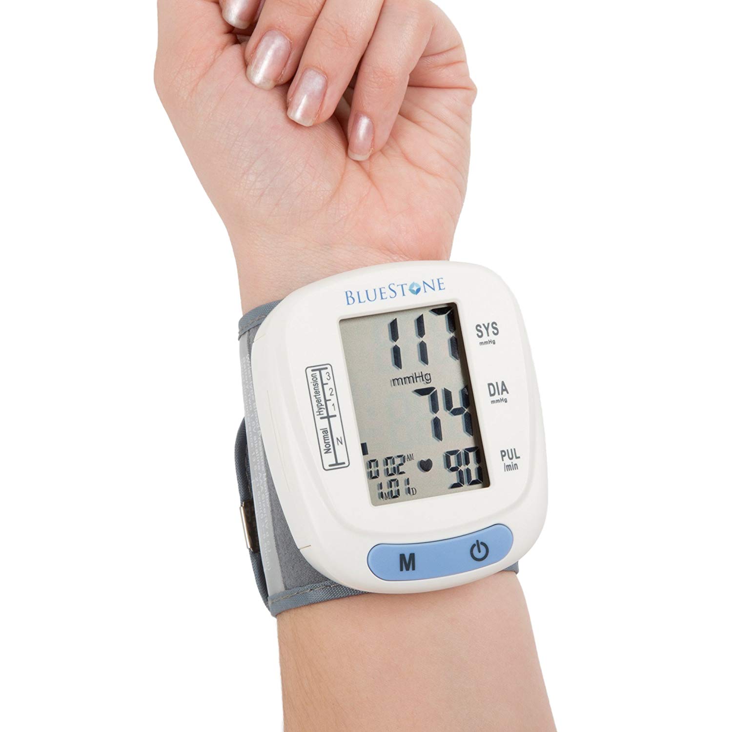 Review of Bluestone Automatic Wrist Blood Pressure Monitor with Digital LCD Display Screen