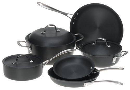 Review of Calphalon DS9DC Commercial 9-Piece Hard-Anodized Cookware Set