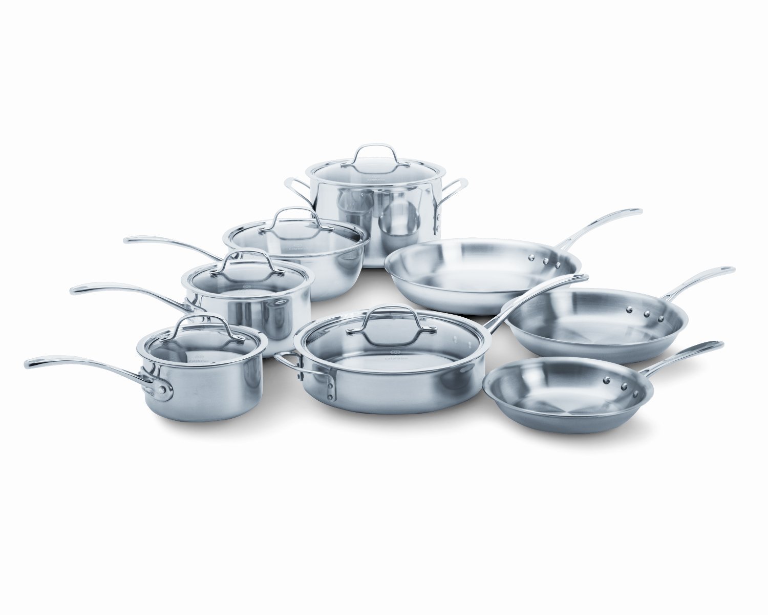Review of Calphalon Tri-Ply Stainless Steel 13-Piece Cookware Set