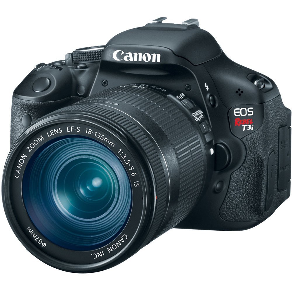 Canon EOS Rebel T3i 18 MP CMOS Digital SLR Camera with EF-S 18-55mm f/3.5-5.6 IS Lens