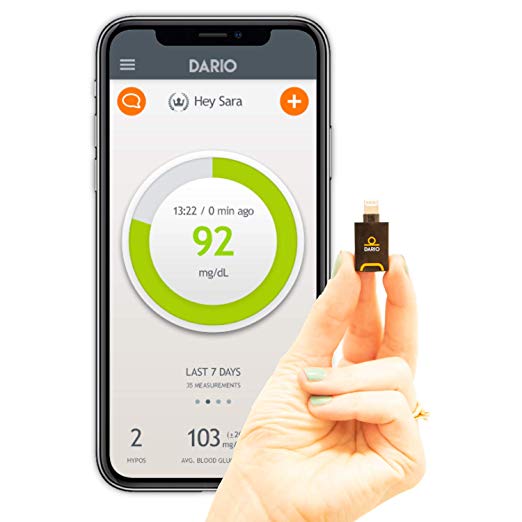 Dario LC Blood Glucose Meter Starter Kit for iPhone