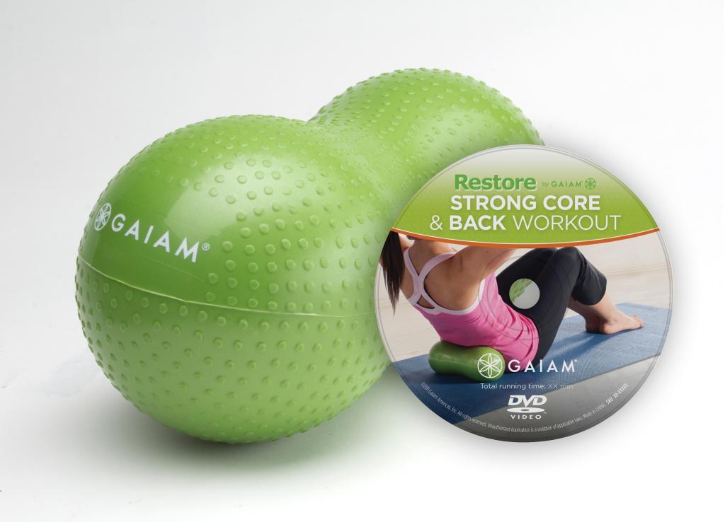 Gaiam Restore Strong Core & Back Care Kit w/ DVD