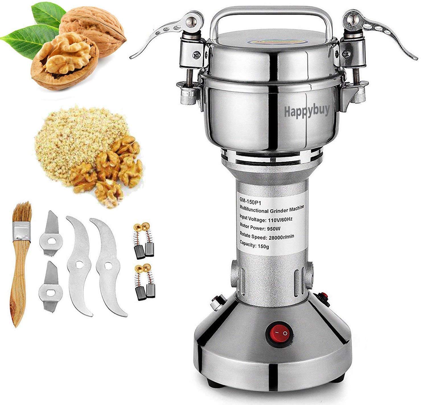Review of Happybuy Electric Grain Grinder 1000g Pulverizer Grinding Machine 2800W Mill Grinder