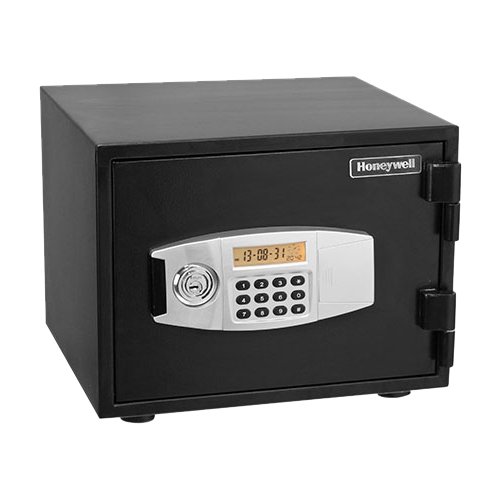 Review of Honeywell - 0.5 Cu. Ft. Fire- and Water-Resistant Security Safe with Digital and Key Lock - Black