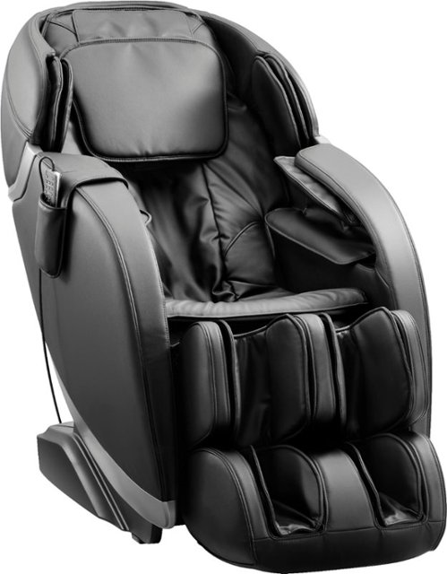 Insignia - 2D Zero Gravity Full Body Massage Chair - Black with silver trim