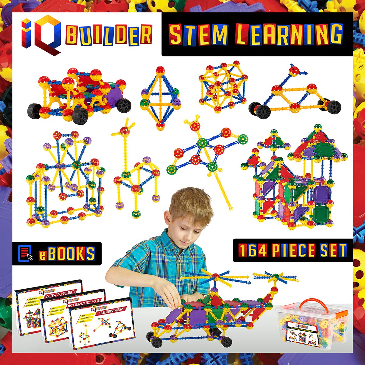 IQ BUILDER | STEM Learning Toys | Creative Construction Engineering