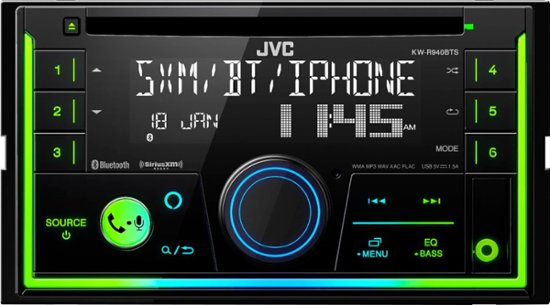 Review of JVC - Built-in Bluetooth - In-Dash CD/DM Receiver - Black