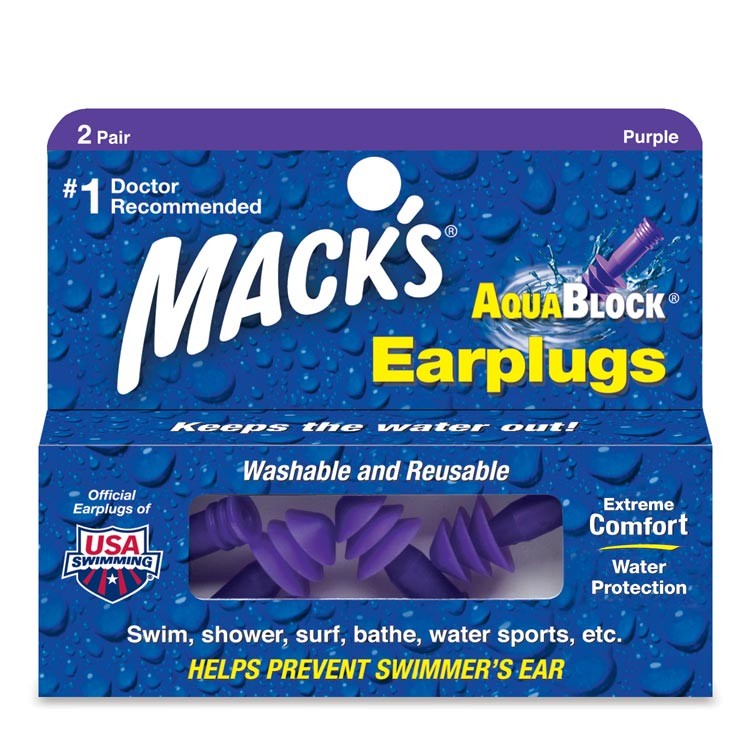 Review of Mack's AquaBlock Earplugs
