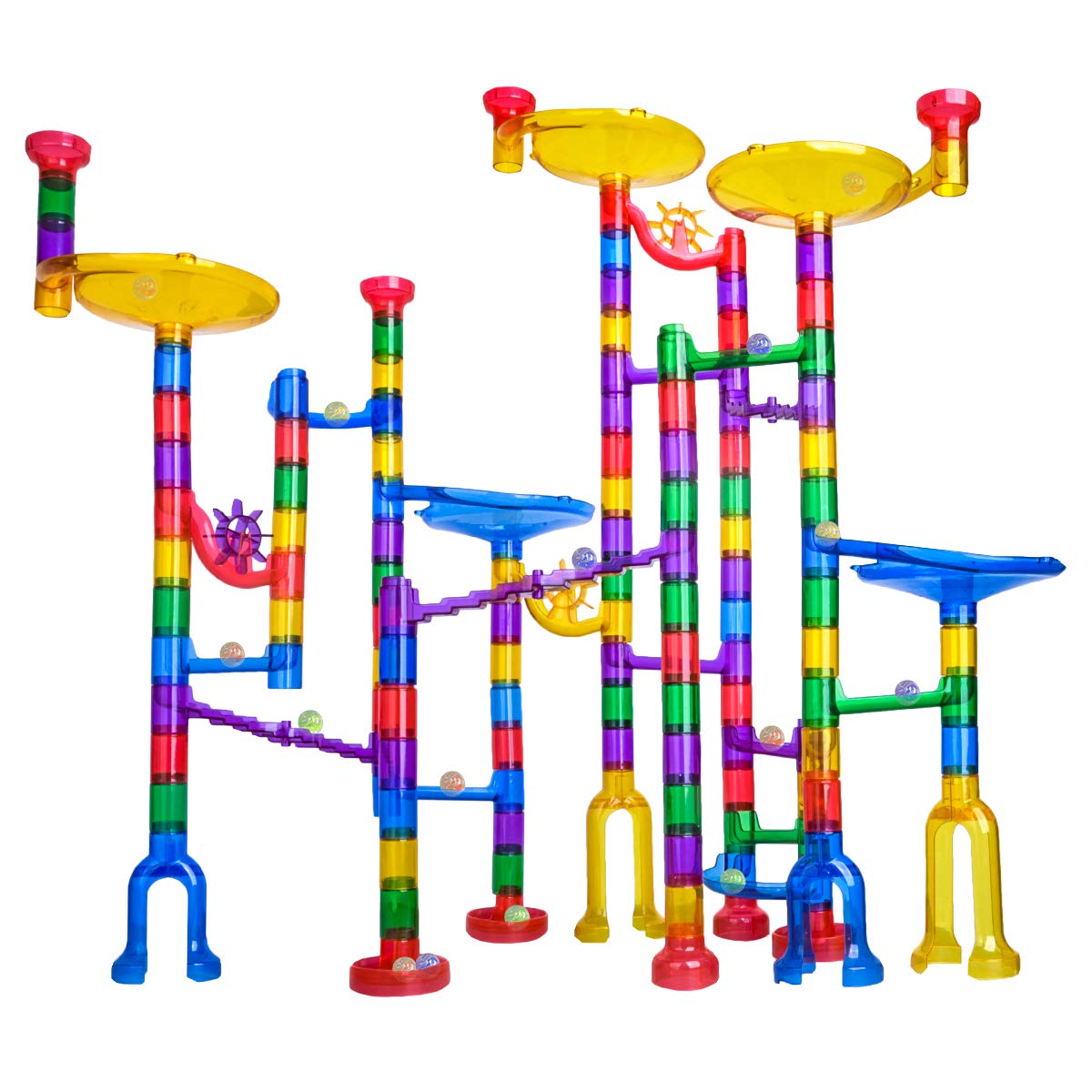 Review of Meland Marble Run - 122Pcs Marble Maze Game Building Toy for Kids