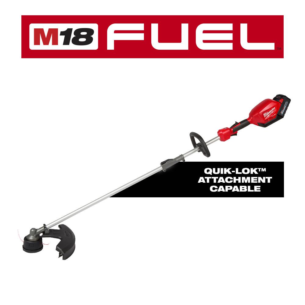 Review of Milwaukee M18 FUEL 18-Volt Lithium-Ion Brushless Cordless String Trimmer with QUIK-LOK Attachment Capability and 8.0 Ah Battery