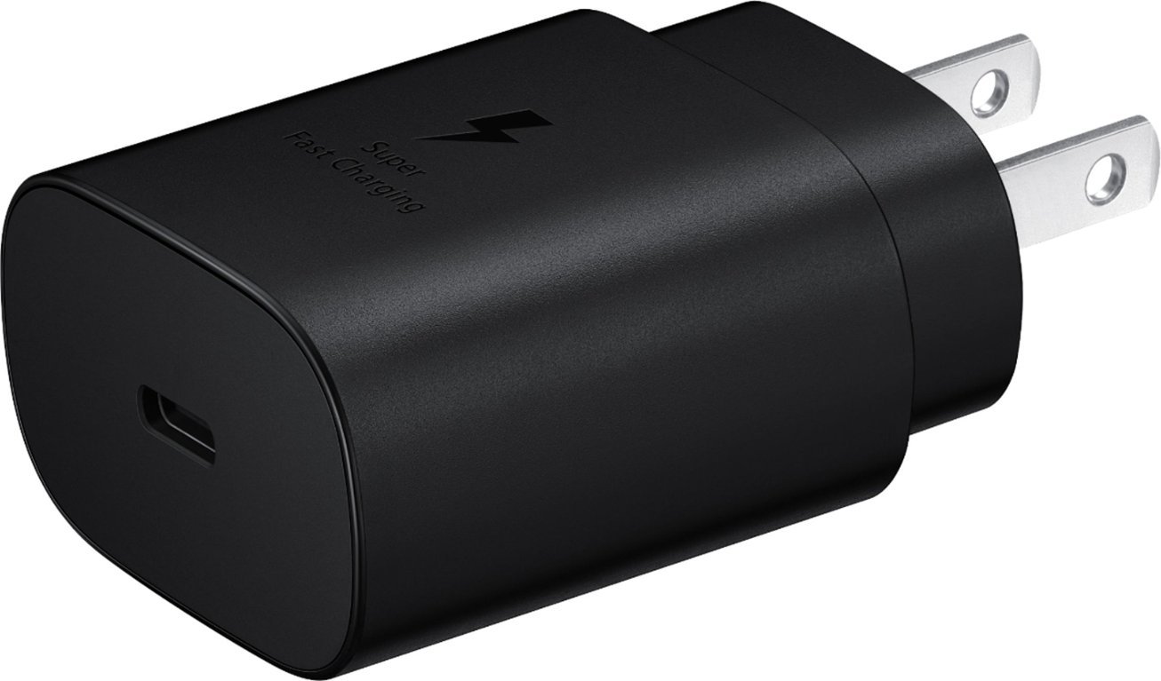 Review of Samsung - 25W Super Fast Charging Wall Charger USB-C - Black
