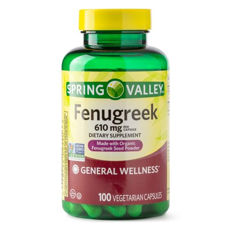 Spring Valley Fenugreek Dietary Supplement Capsules