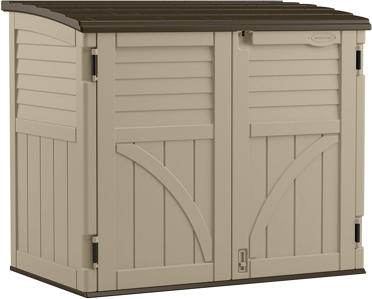 Review of Suncast BMS3400 34 cu. ft. Horizontal Shed