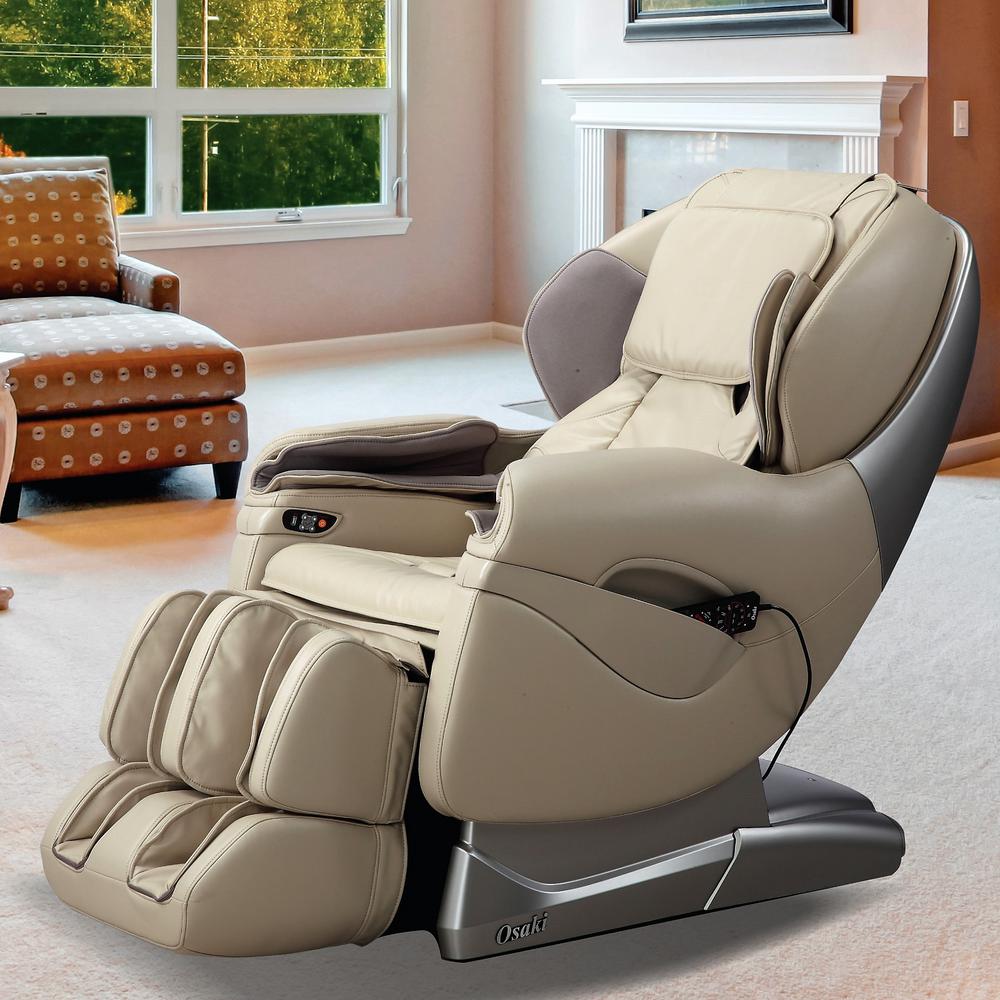 Review of TITAN Pro Series Tan Faux Leather Reclining Massage Chair