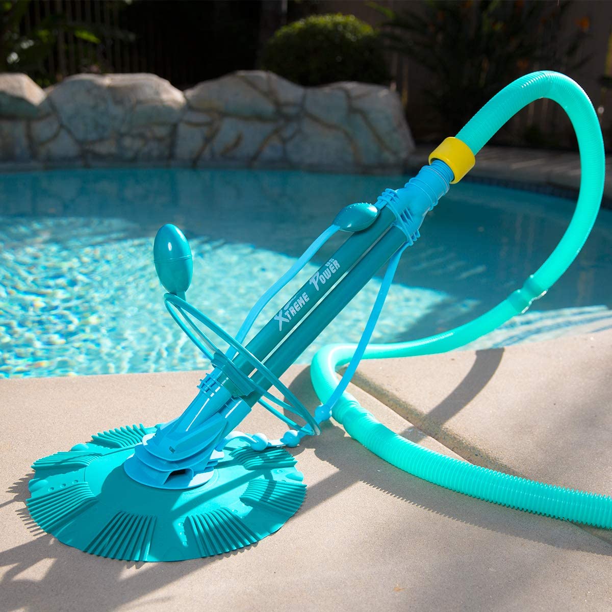 Review of XtremepowerUS 75037 Climb Wall Pool Cleaner Automatic Suction Vacuum-Generic, Blue