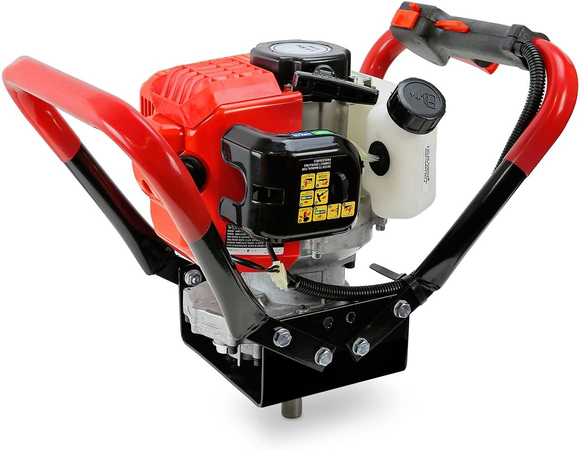 XtremepowerUS V-Type 55CC 2 Stroke Gas Post Hole Digger