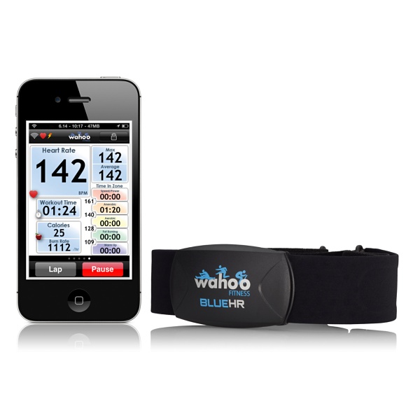 Wahoo Fitness Blue HR Heart Rate Strap for iPod/iPhone