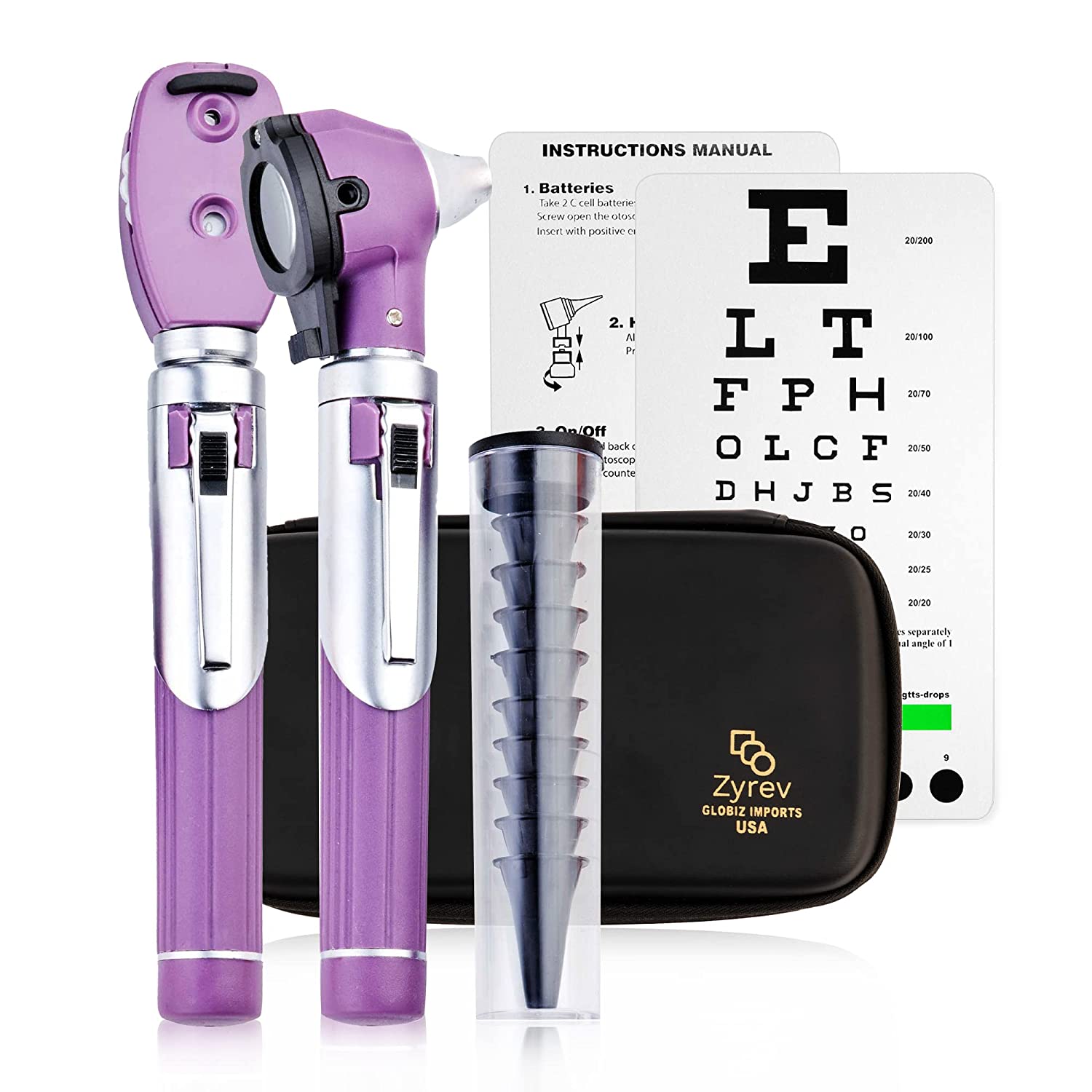 Review of Zyrev ZetaLife Duplex Otoscope Oph Set - Multi-Function Otoscope/Opthalmoscope for Ear & Eye